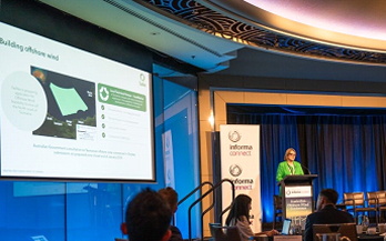 TasRex CEO Bess Clark speaker at the Australian Offshore Wind Conference 2024